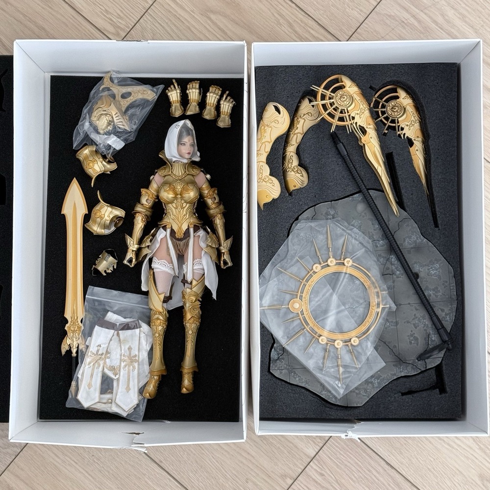 Lucifer LXF2310A LXF2310A1 Healing Armor Archangel Raphael 12" Figure Gold *READ